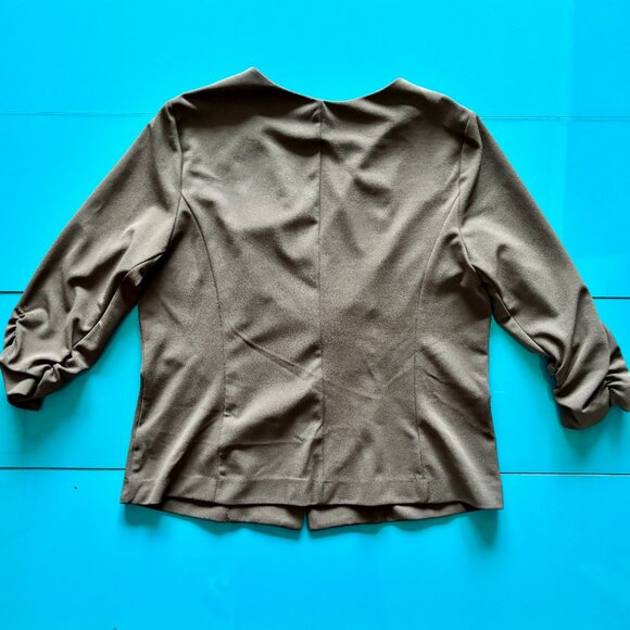 Worthington Open Front Blazer – Olive Green (XL) - Picture 5 of 9